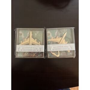 2 Airplane Nautical Bike - Beer Bottle Openers in a Cute Gift Box Birthday Gift